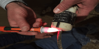 Electric testing pen