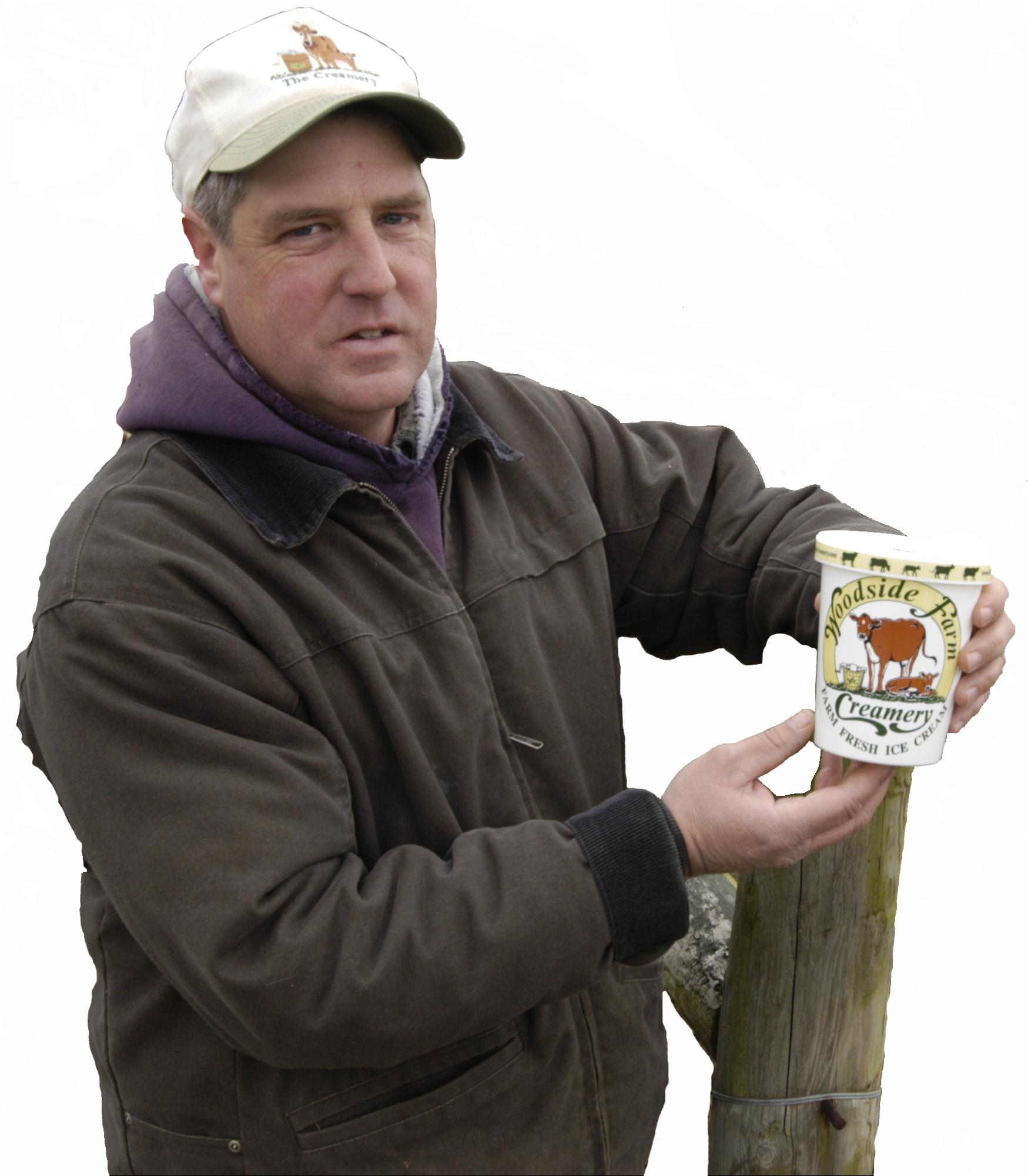 Jim Mitchell Owner, Woodside Farm Creamery Photo by: Edwin Remsberg  