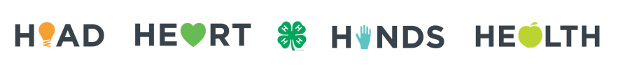 4-H head, heart, hands, health graphic