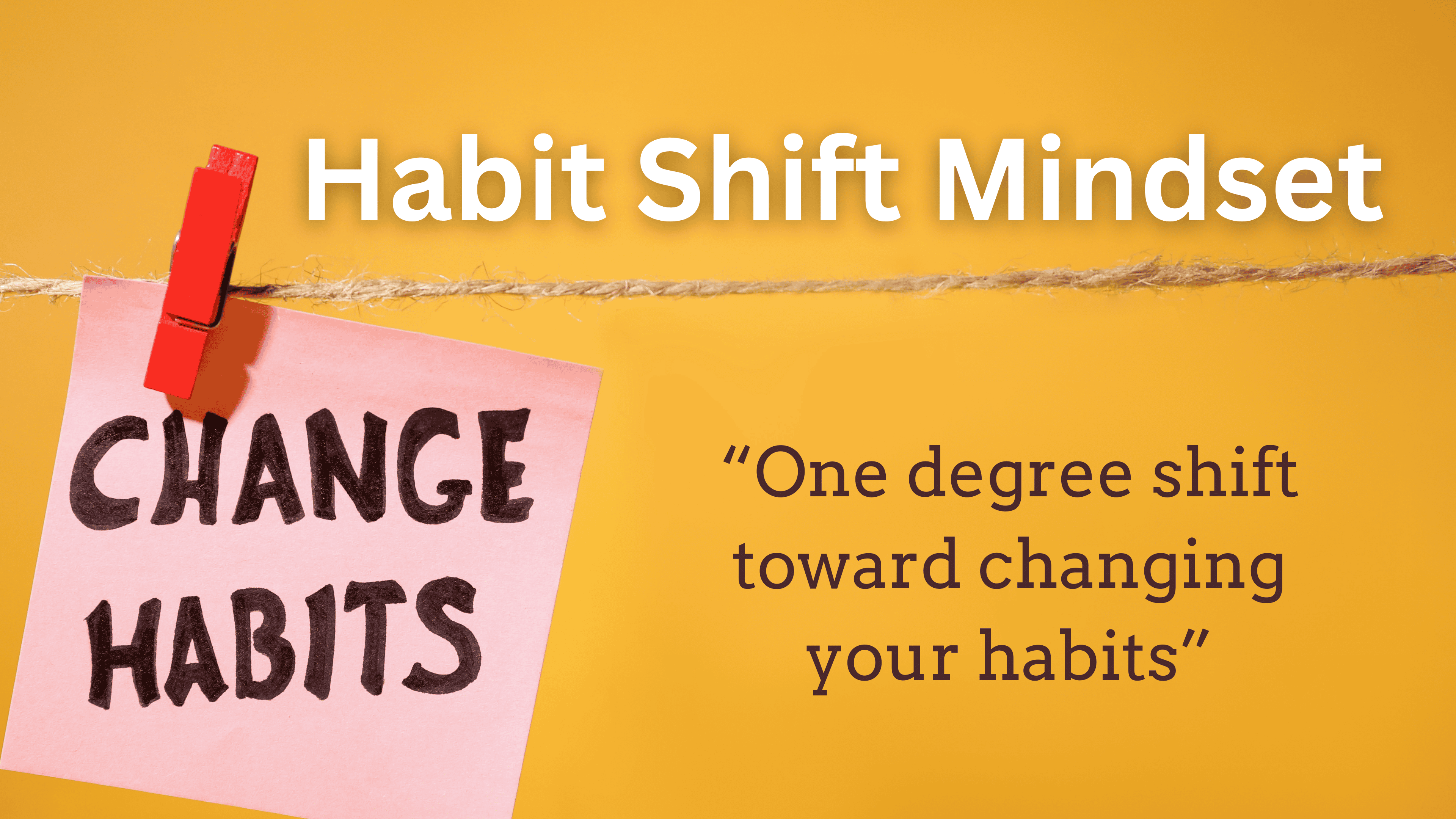 Habit Shift Mindset Program