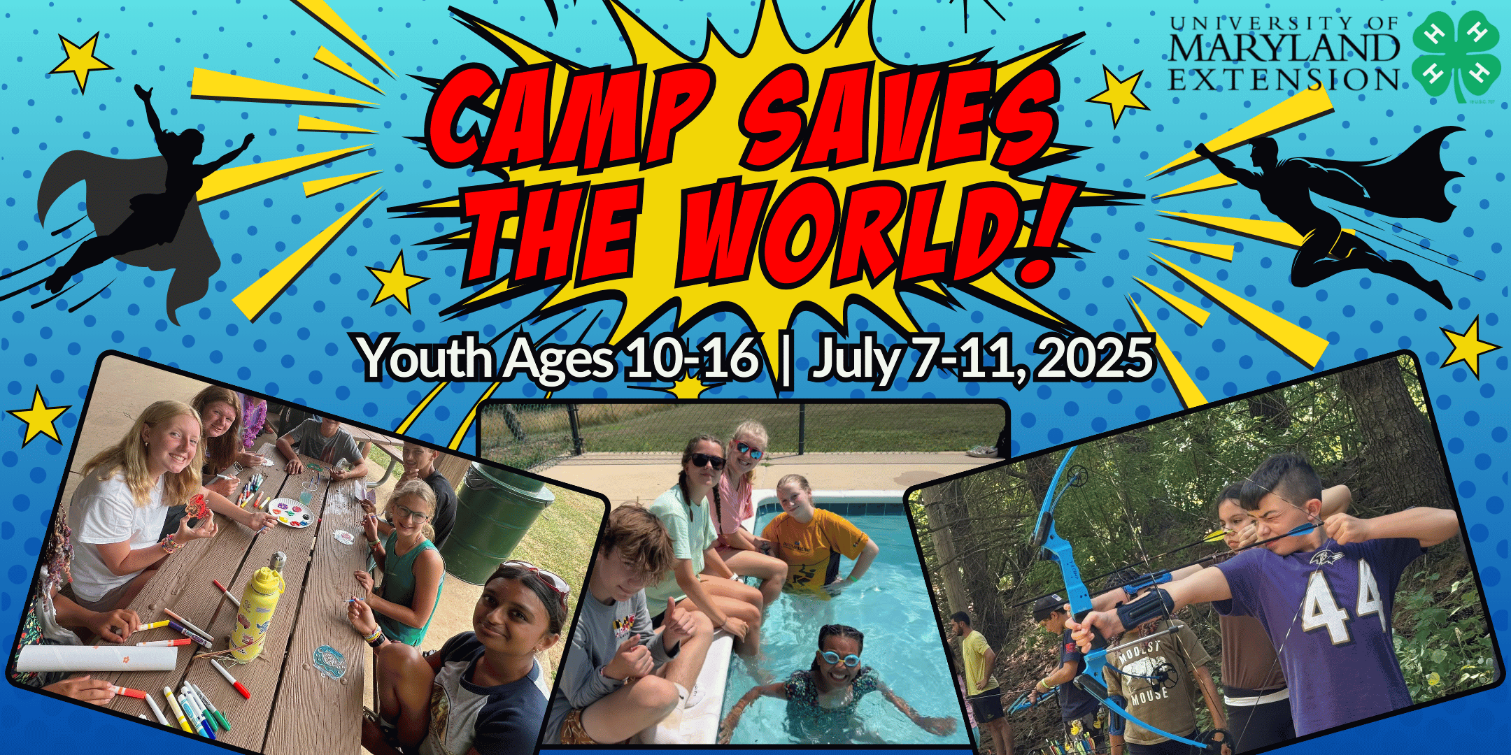 Camp Saves the World: Youth Ages 10-16 | July 7-11, 2025