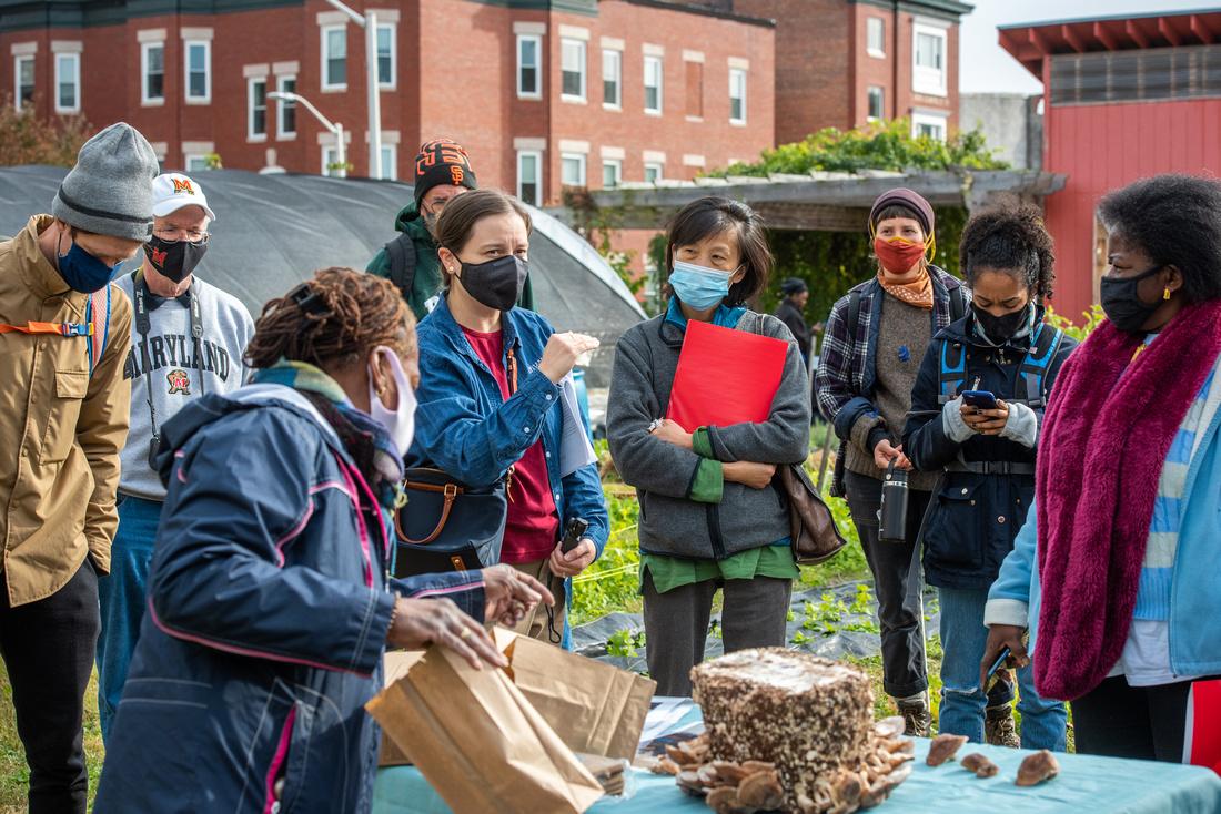 UME Agent Neith Little Conducting a Workshop in Baltimore City