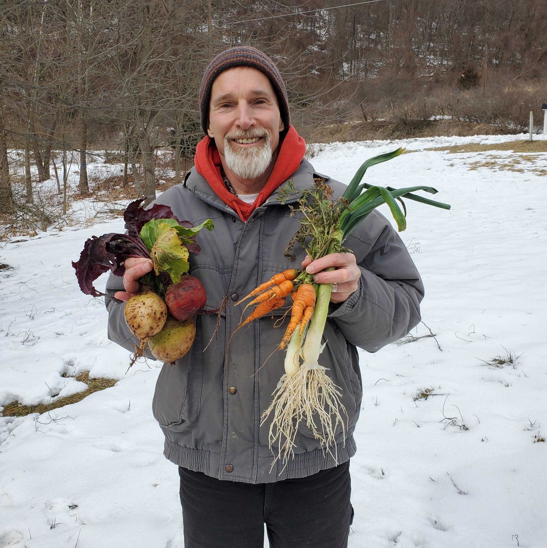 Winter harvesting with Allegany County