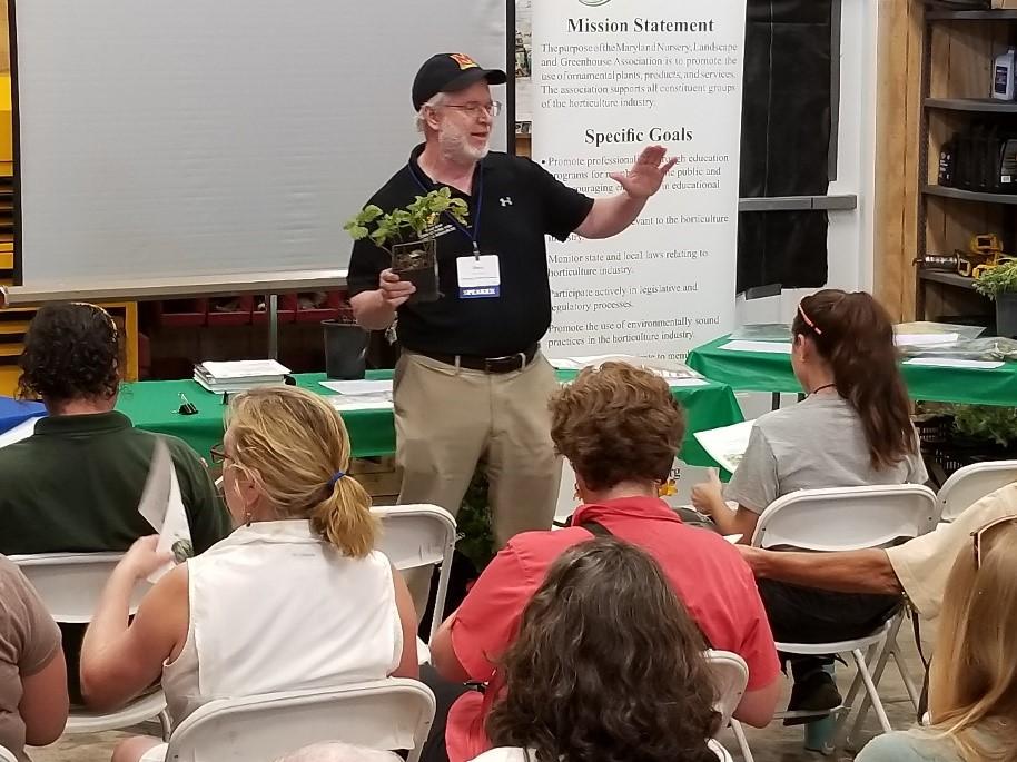 Extension Educator teaching about agriculture