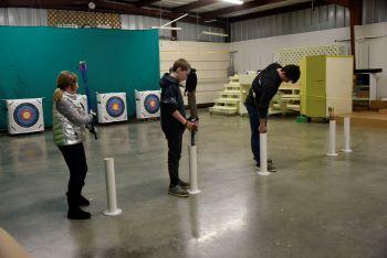 Calvert 4-H Youth participating in shooting sports programming