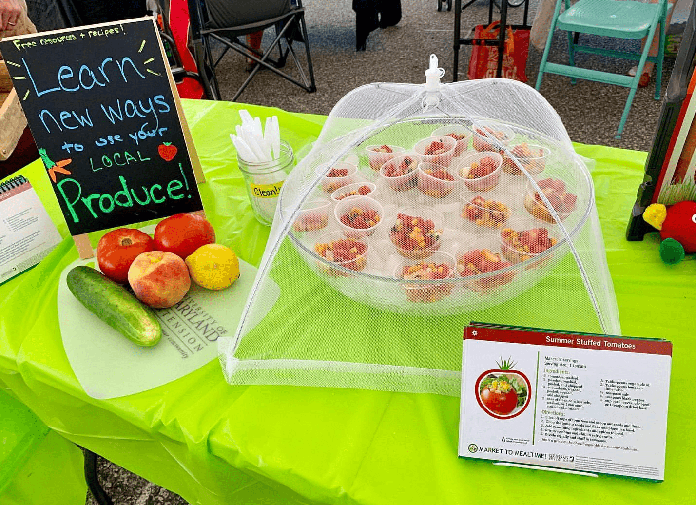 farmers market food