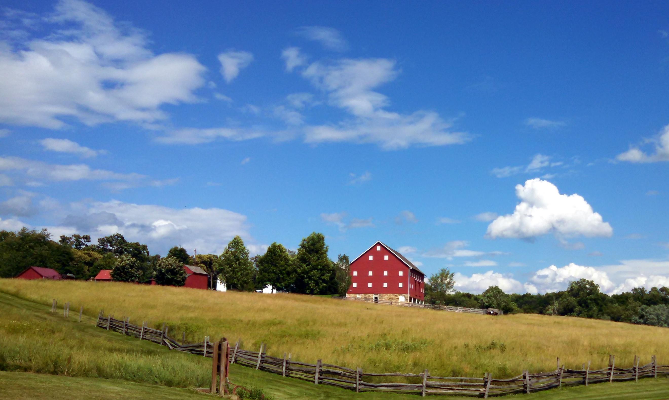 Farm Before the Summer Storm