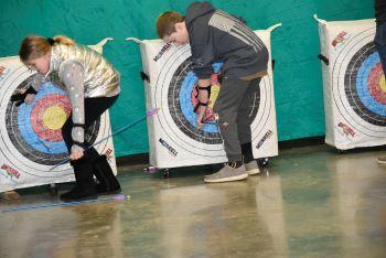 Calvert 4-H Youth participating in shooting sports programming